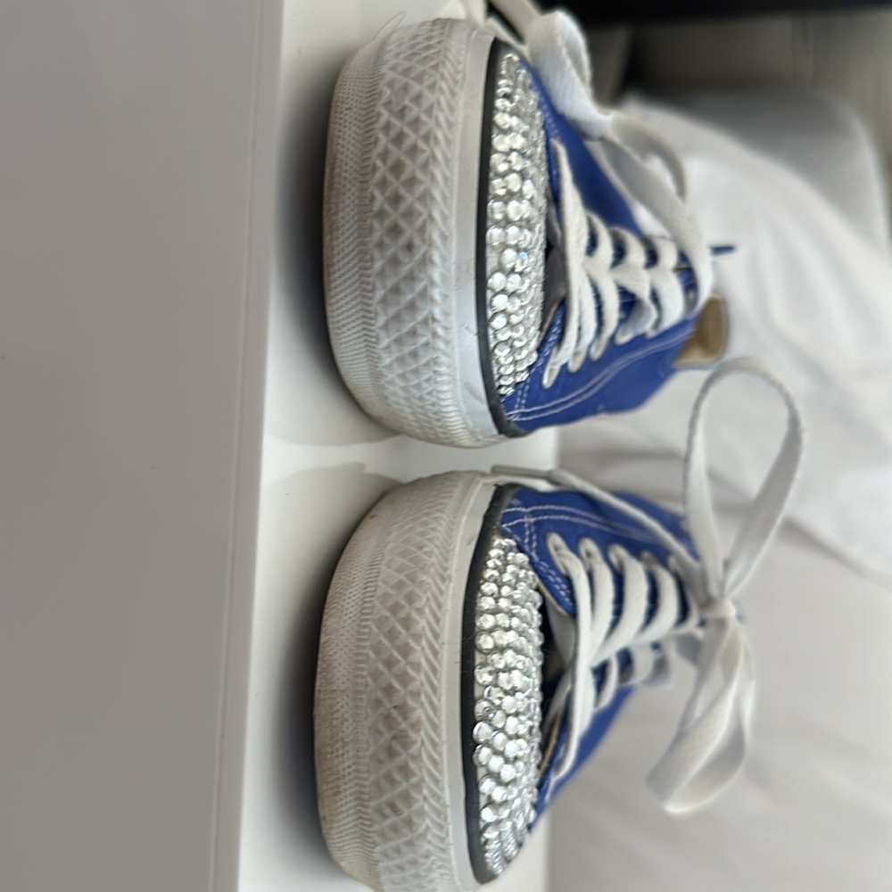 Crystal Blue Converse - Picture 4 of 5